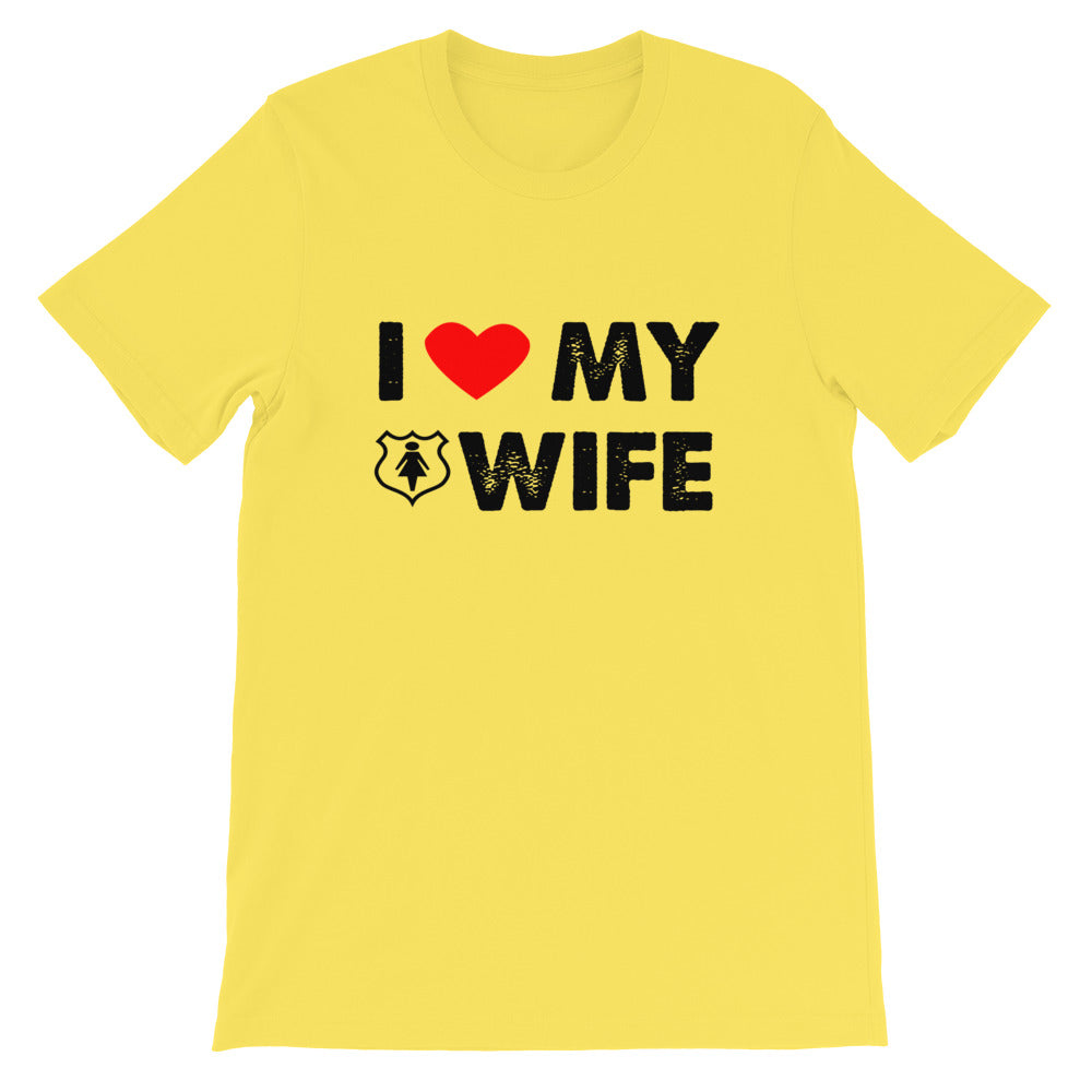 I Love My Wife Short-Sleeve Unisex T-Shirt