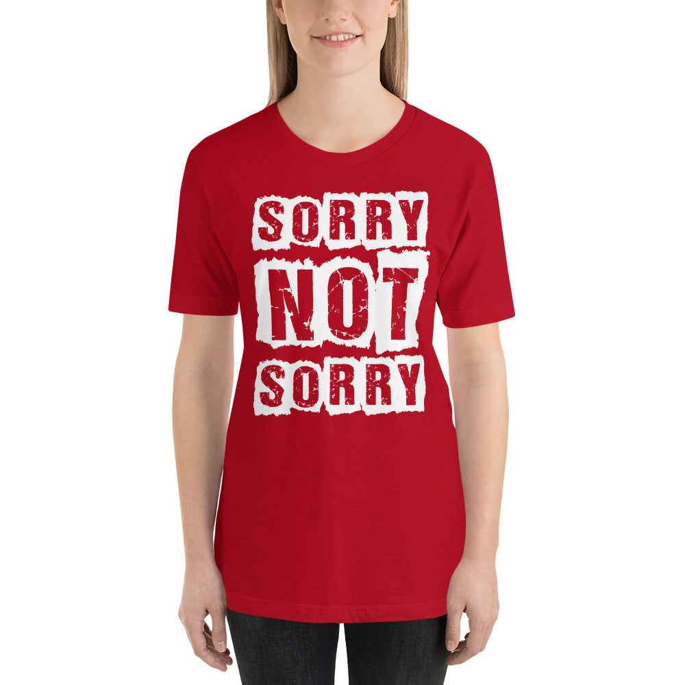 Sorry Not Sorry Short-Sleeve Women T-Shirt