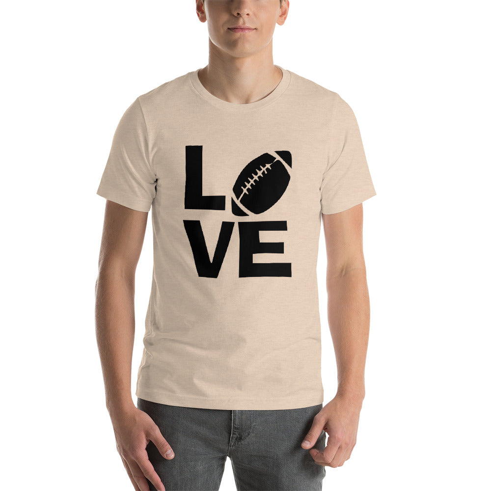 Love Football Short-Sleeve Unisex T-Shirt