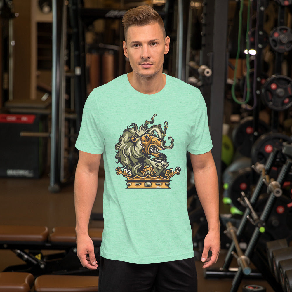 Lion Head Short-Sleeve Unisex T-Shirt