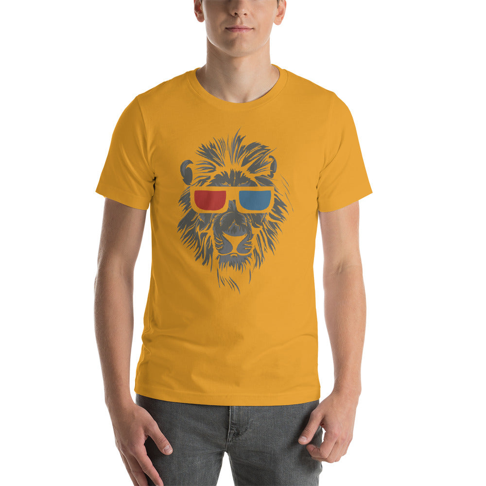 Cool Lion Head Short-Sleeve Unisex T-Shirt