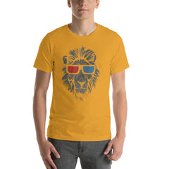Cool Lion Head Short-Sleeve Unisex T-Shirt