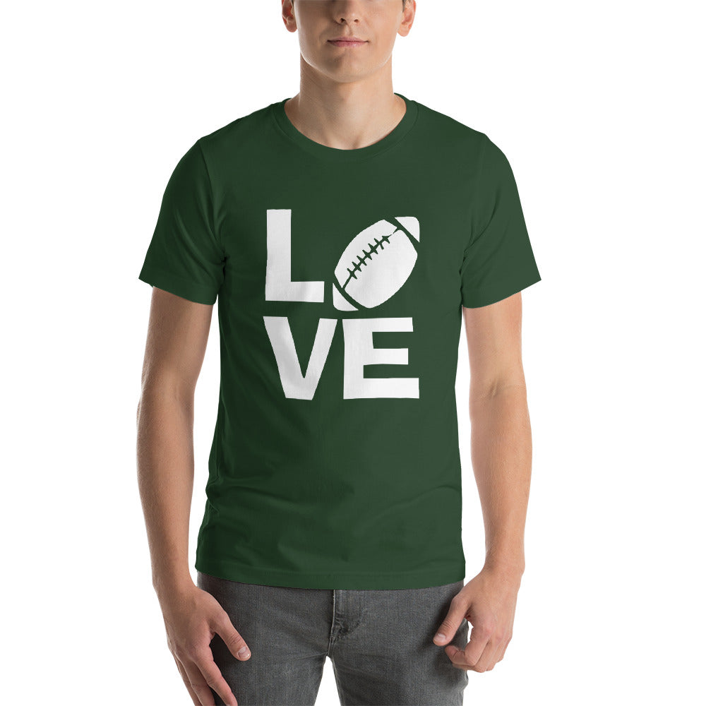 Love Football Short-Sleeve Unisex T-Shirt