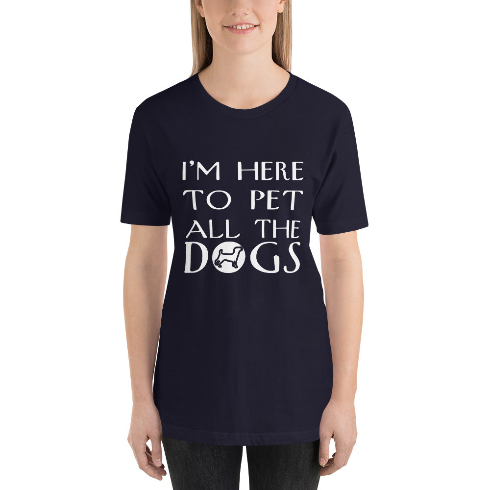 Pet All The Dogs Short-Sleeve Women T-Shirt