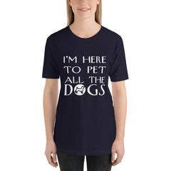 Pet All The Dogs Short-Sleeve Women T-Shirt