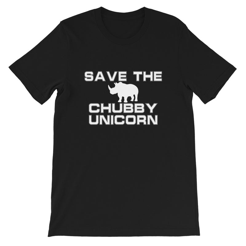 Chubby Unicorn Short-Sleeve Unisex T-Shirt