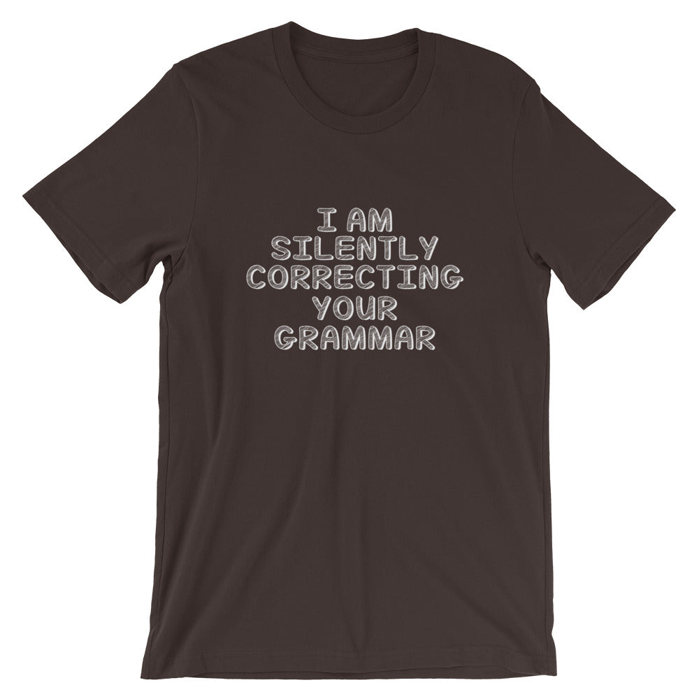 Correcting Your Grammar Short-Sleeve Unisex T-Shirt