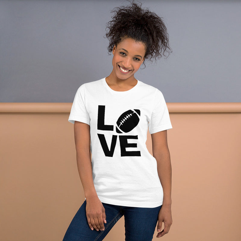 Love Football Short-Sleeve Women T-Shirt