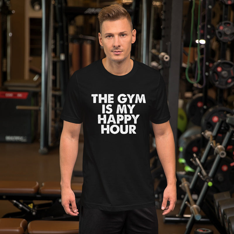Gym Happy Hour Short-Sleeve Unisex T-Shirt