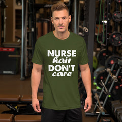 Nurse Hair Don't Care Short-Sleeve Unisex T-Shirt