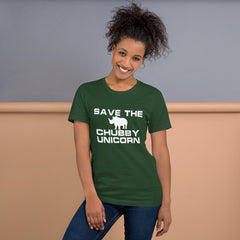 Chubby Unicorn Short-Sleeve Women T-Shirt