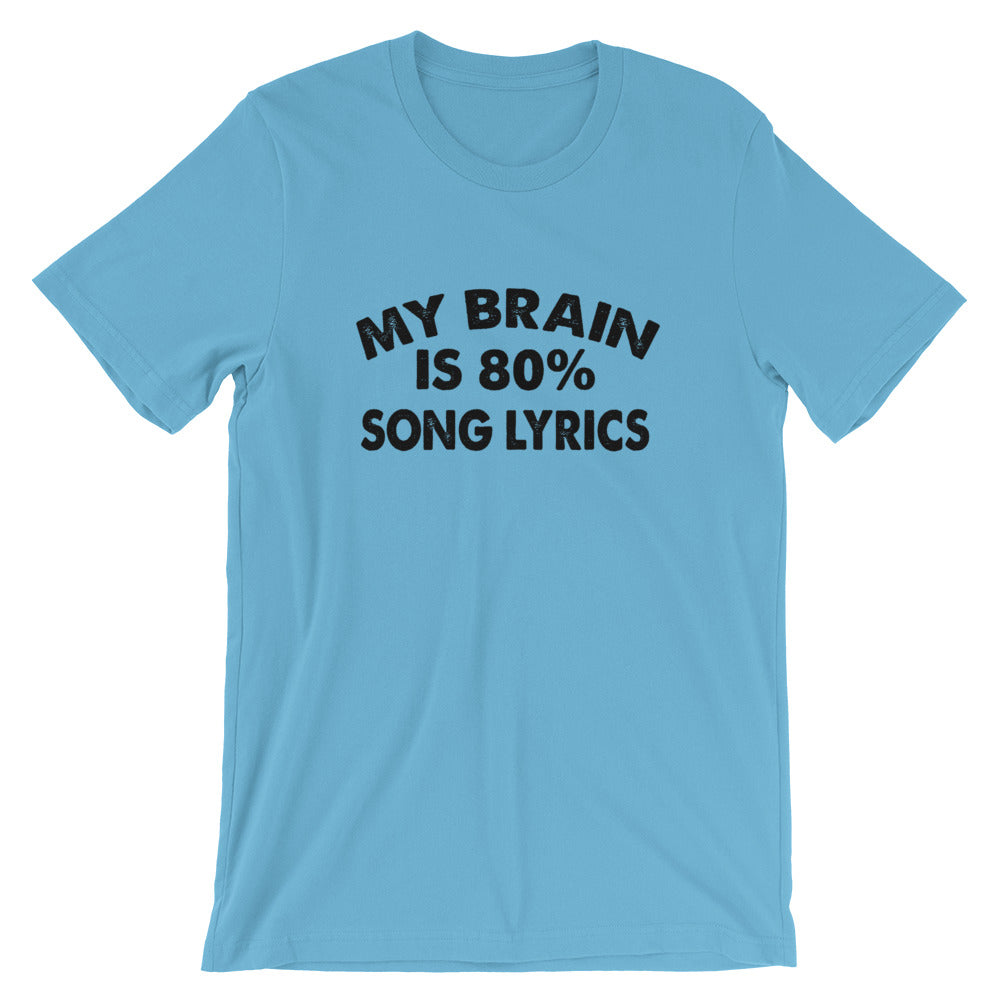 80% Song Lyrics Short-Sleeve Unisex T-Shirt