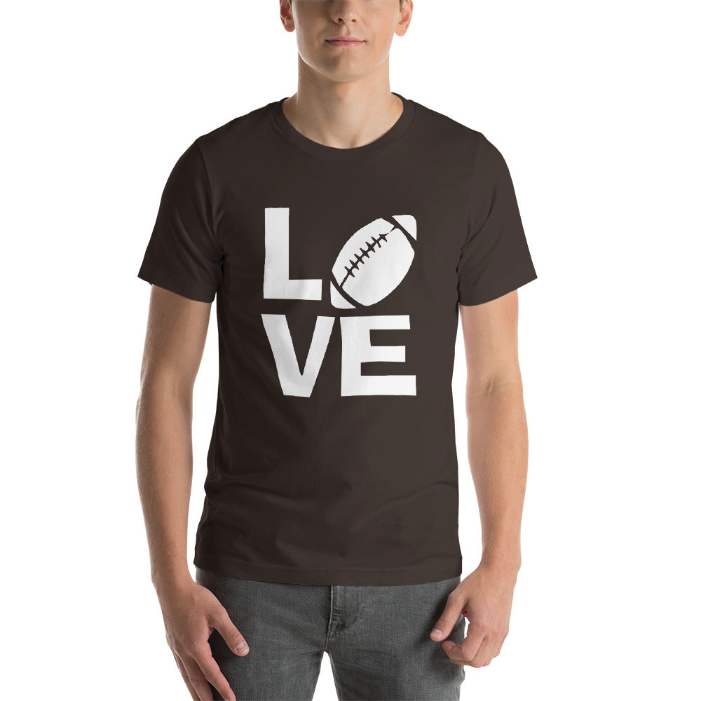 Love Football Short-Sleeve Unisex T-Shirt