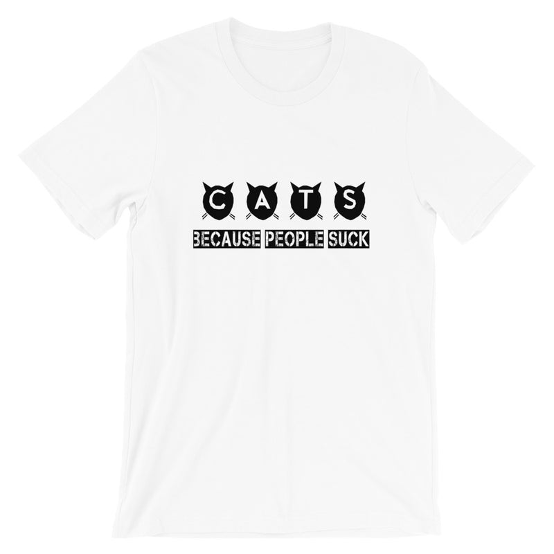 Cats Because People Short-Sleeve Women T-Shirt