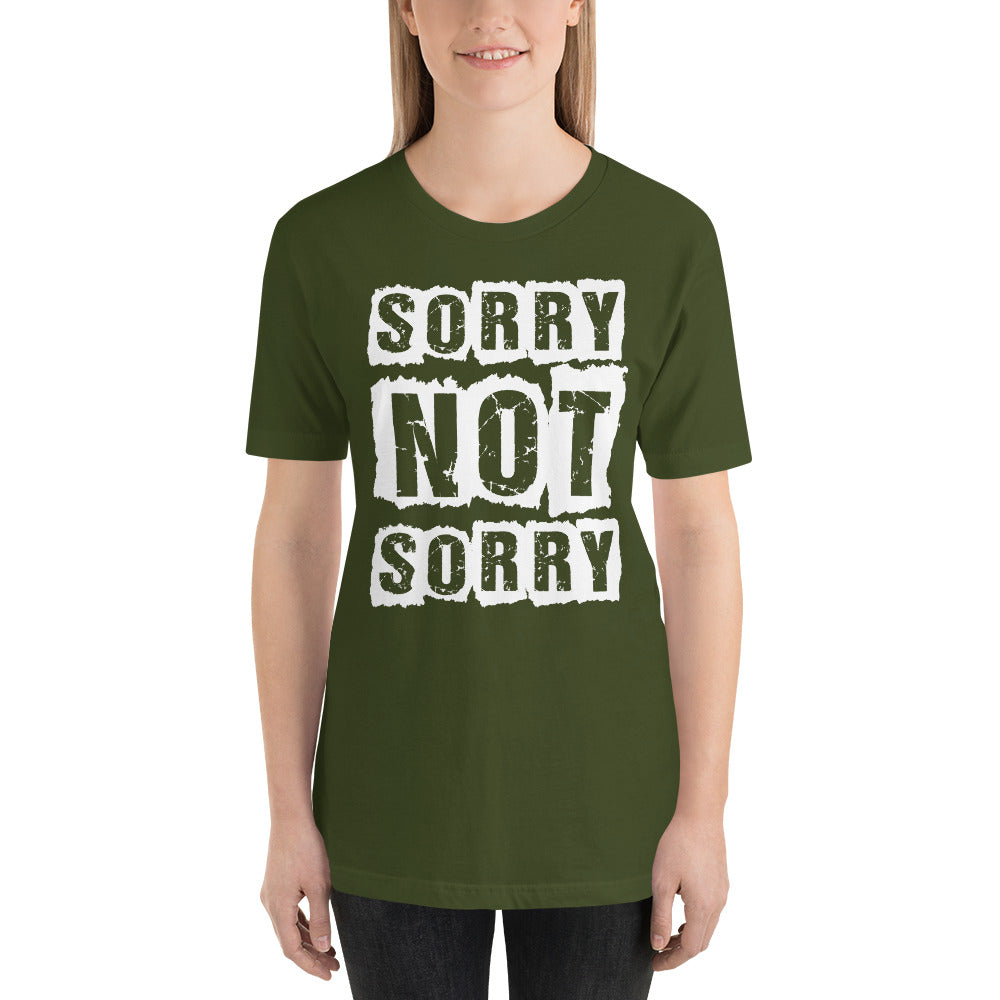 Sorry Not Sorry Short-Sleeve Women T-Shirt