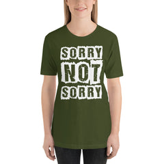 Sorry Not Sorry Short-Sleeve Women T-Shirt