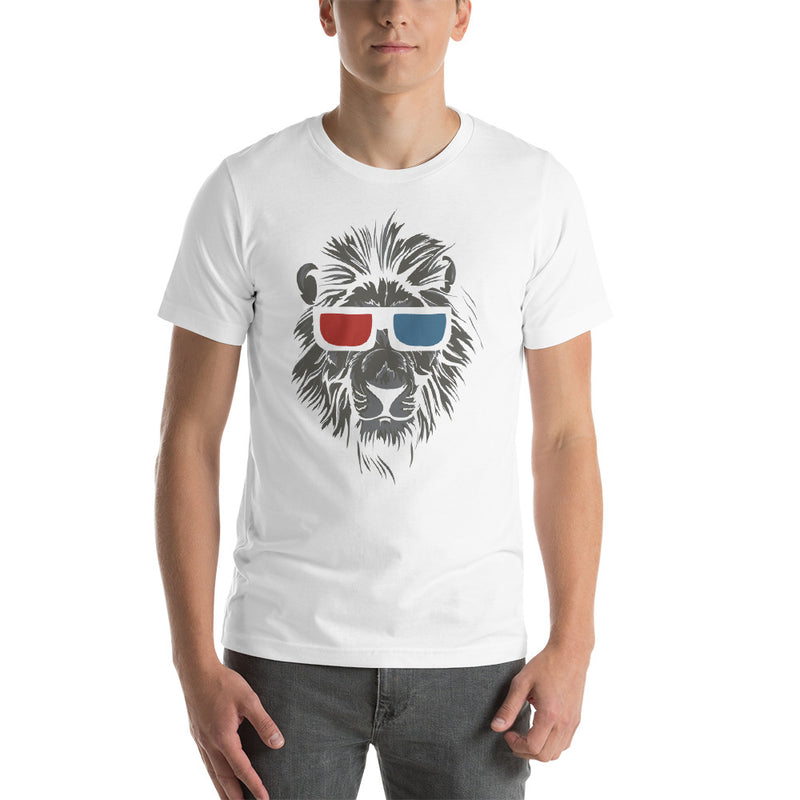 Cool Lion Head Short-Sleeve Unisex T-Shirt