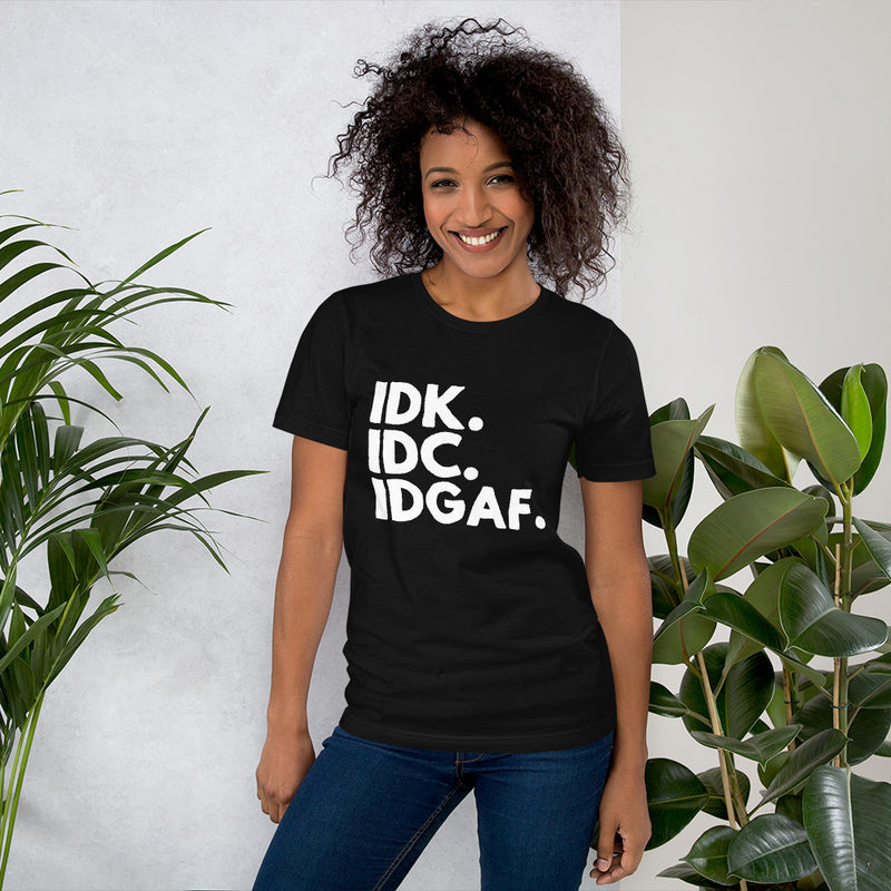 I Don't Care Short-Sleeve Women T-Shirt