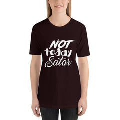 Not Today Satan Short-Sleeve Women T-Shirt