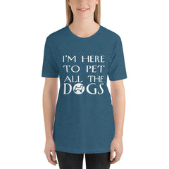 Pet All The Dogs Short-Sleeve Women T-Shirt