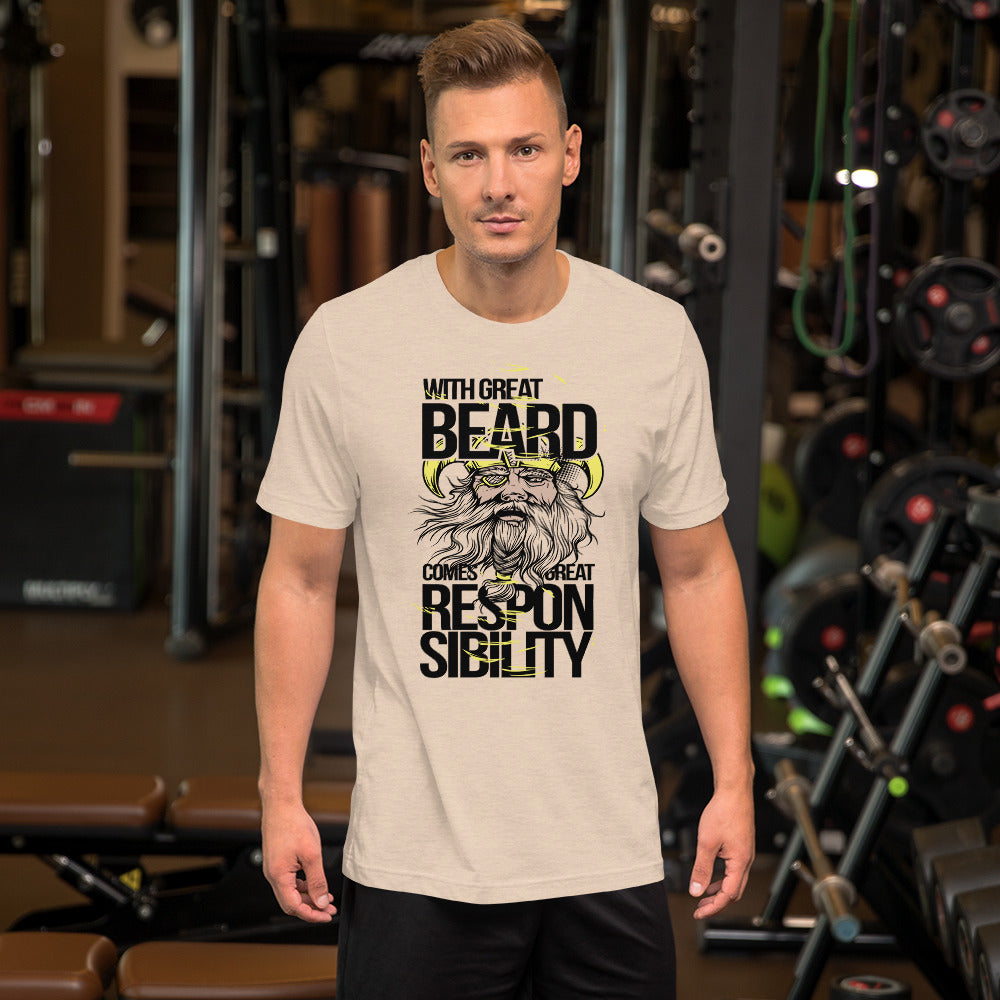 Beard Short-Sleeve Unisex T-Shirt
