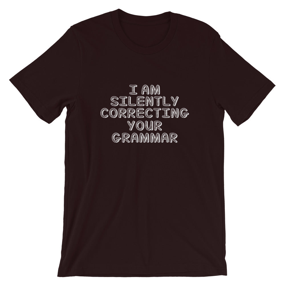 Correcting Your Grammar Short-Sleeve Unisex T-Shirt