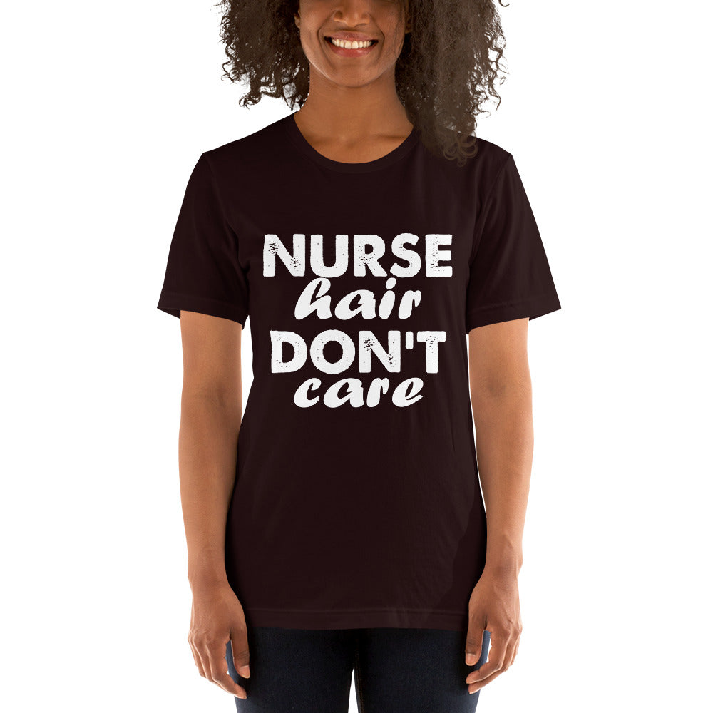 Nurse Hair Don't Care Short-Sleeve Women T-Shirt