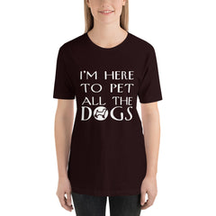 Pet All The Dogs Short-Sleeve Women T-Shirt