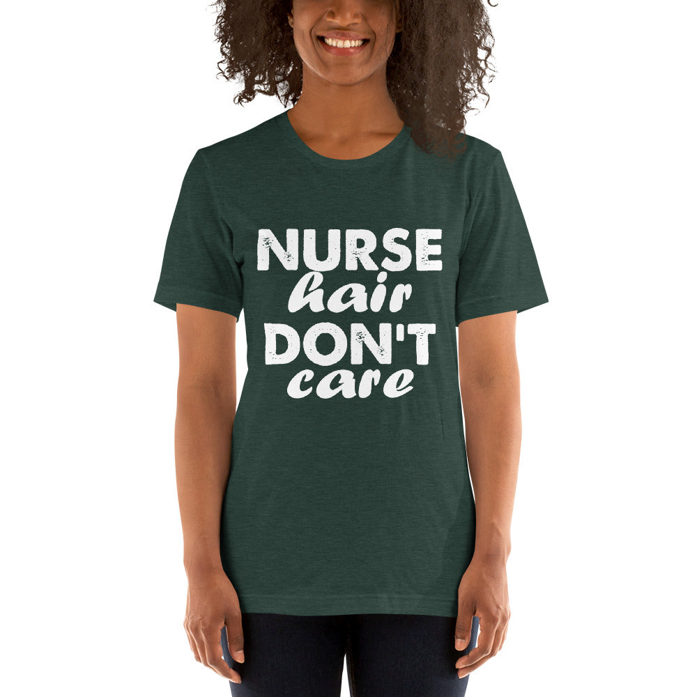 Nurse Hair Don't Care Short-Sleeve Women T-Shirt
