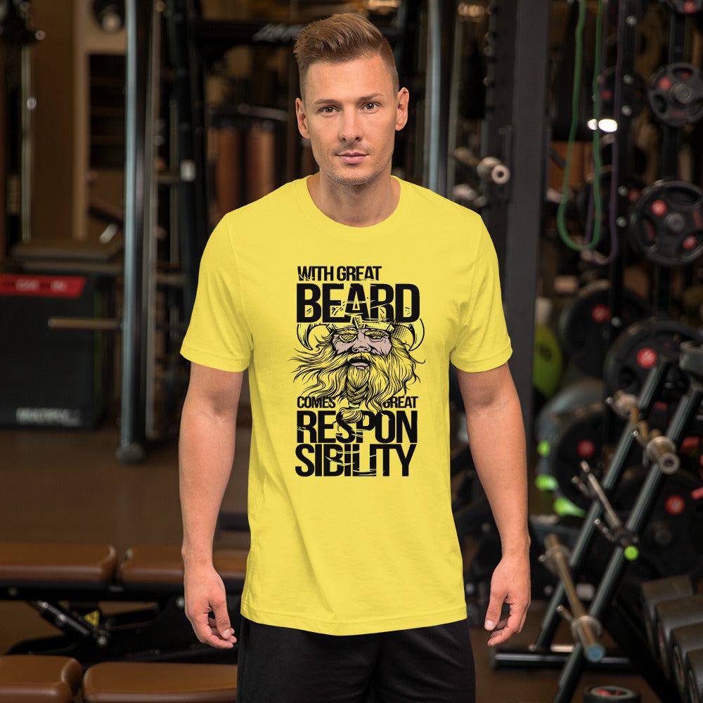 Beard Short-Sleeve Unisex T-Shirt