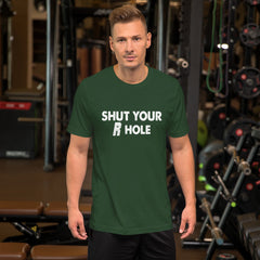 Shut Your R Hole Short-Sleeve Unisex T-Shirt