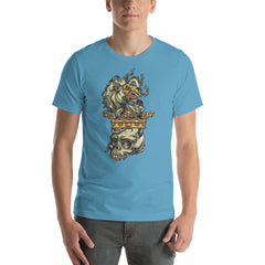 Lion Skull Head Short-Sleeve Unisex T-Shirt