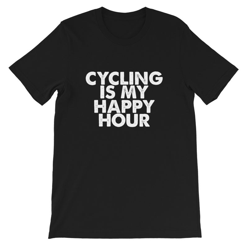 Cycling Happy Hour Short-Sleeve Unisex T-Shirt
