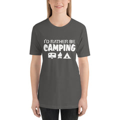 I'd Rather Be Camping Short-Sleeve Women T-Shirt
