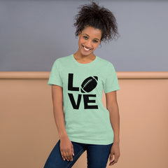Love Football Short-Sleeve Women T-Shirt