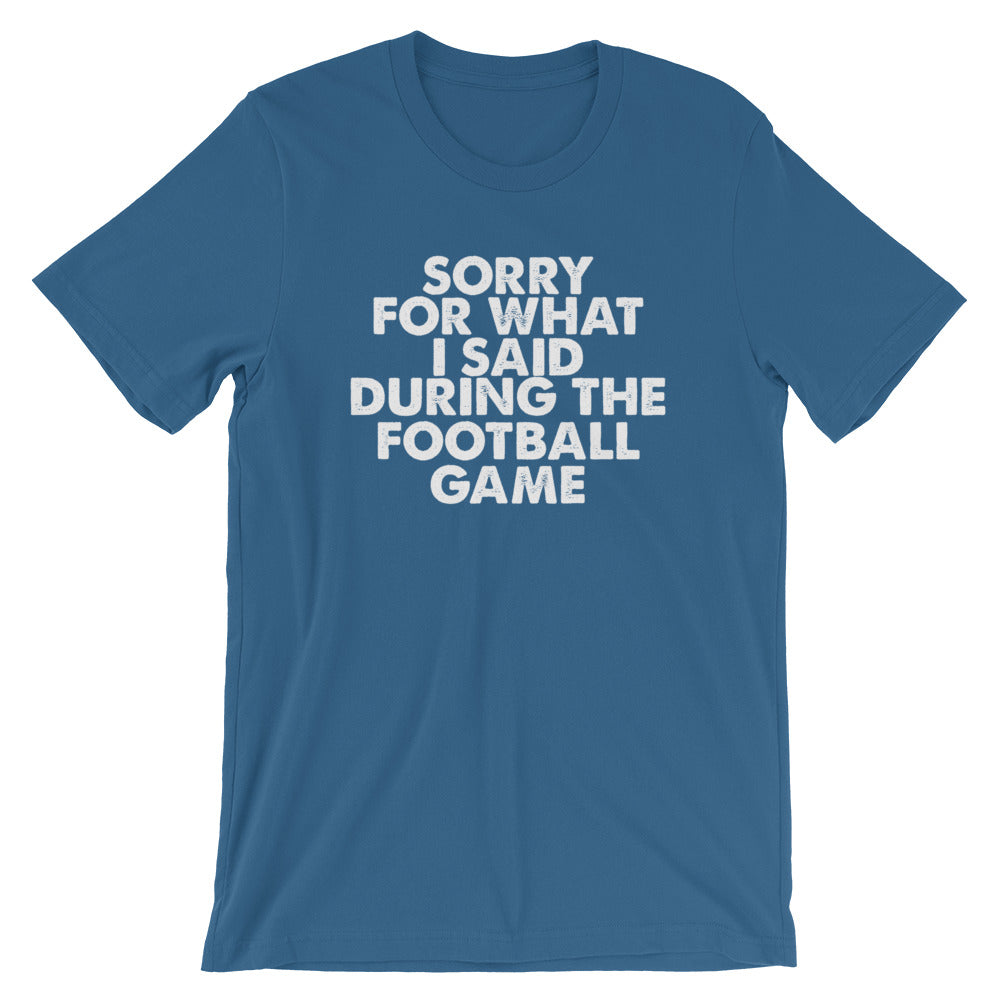 Football Sorry Short-Sleeve Unisex T-Shirt