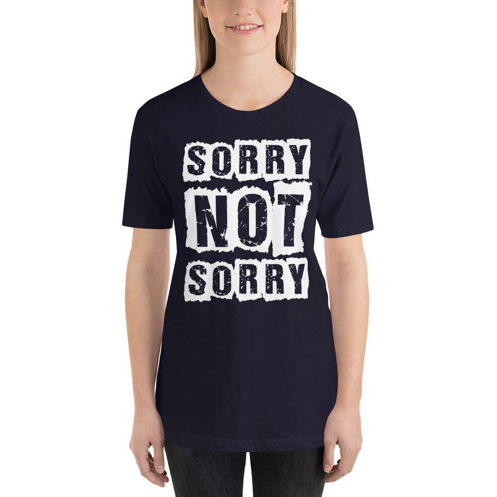 Sorry Not Sorry Short-Sleeve Women T-Shirt