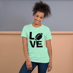 Love Football Short-Sleeve Women T-Shirt