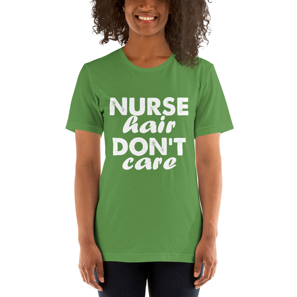 Nurse Hair Don't Care Short-Sleeve Women T-Shirt