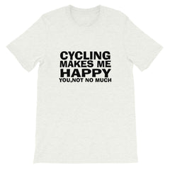 Cycling Makes Me Happy Short-Sleeve Women T-Shirt