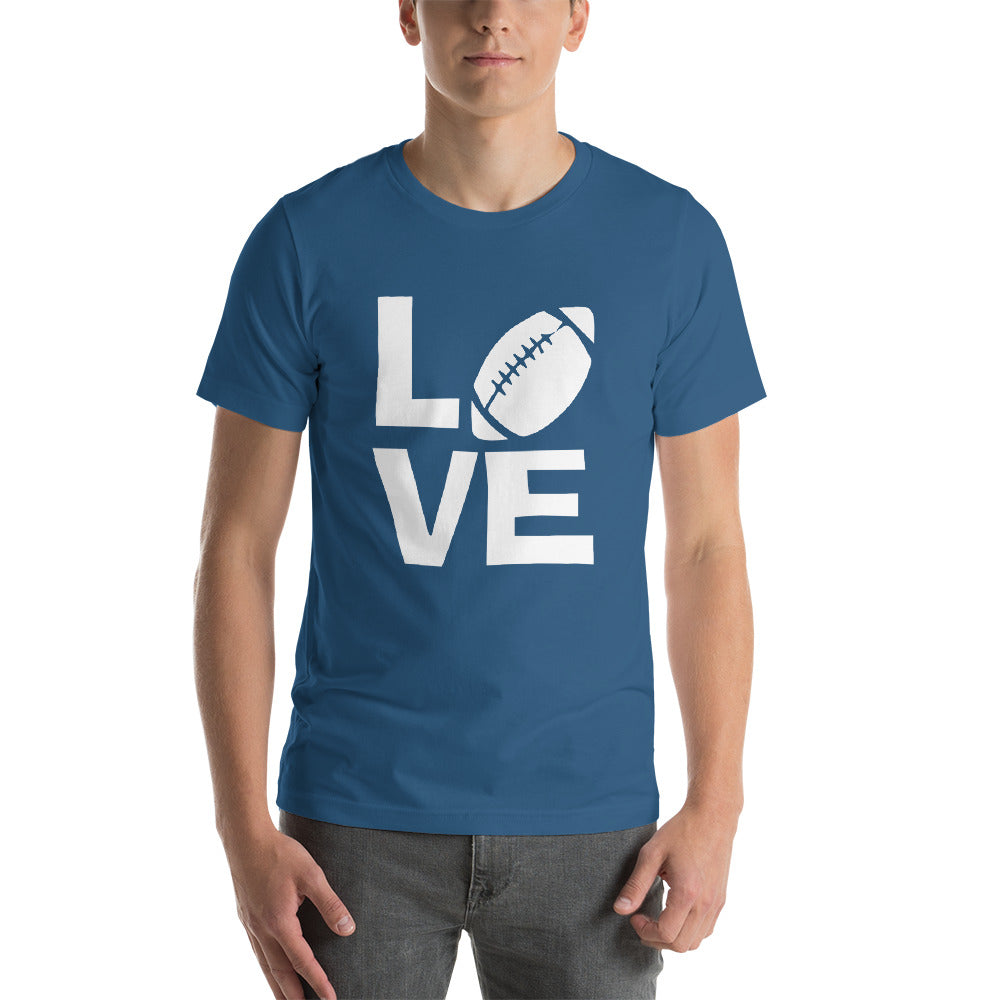 Love Football Short-Sleeve Unisex T-Shirt