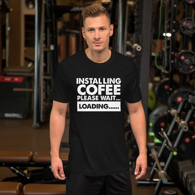 Installing Coffee Short-Sleeve Unisex T-Shirt