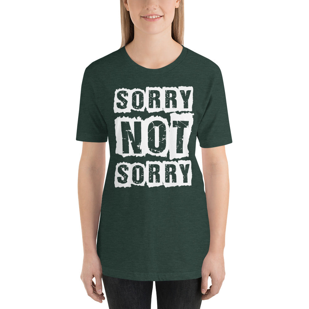 Sorry Not Sorry Short-Sleeve Women T-Shirt