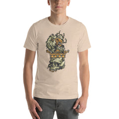 Lion Skull Head Short-Sleeve Unisex T-Shirt