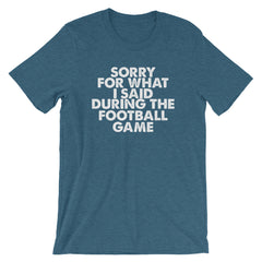 Football Sorry Short-Sleeve Unisex T-Shirt