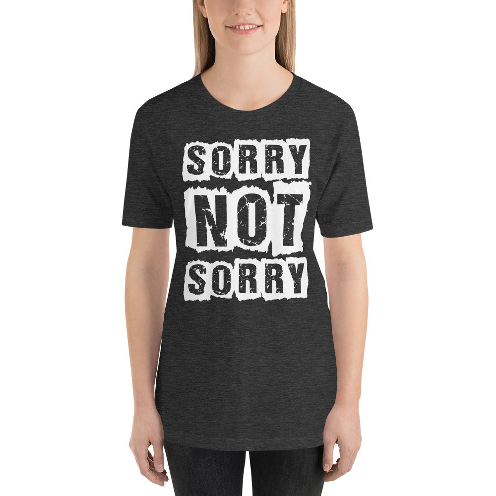 Sorry Not Sorry Short-Sleeve Women T-Shirt