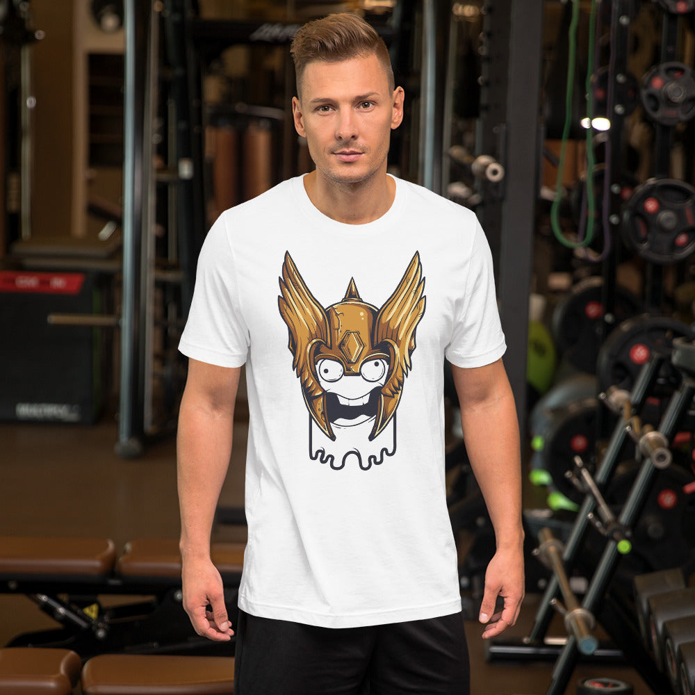 Funny Viking Face Short-Sleeve Unisex T-Shirt