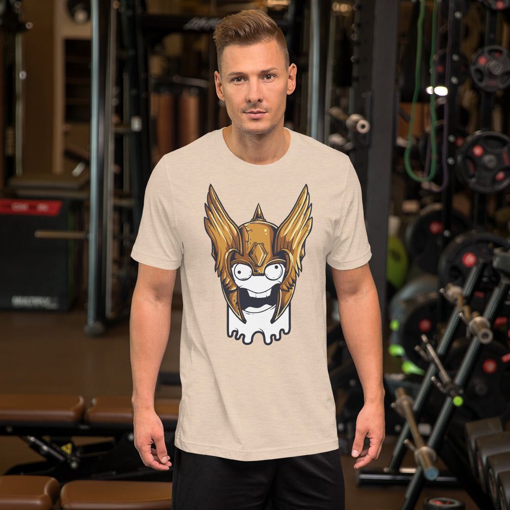 Funny Viking Face Short-Sleeve Unisex T-Shirt