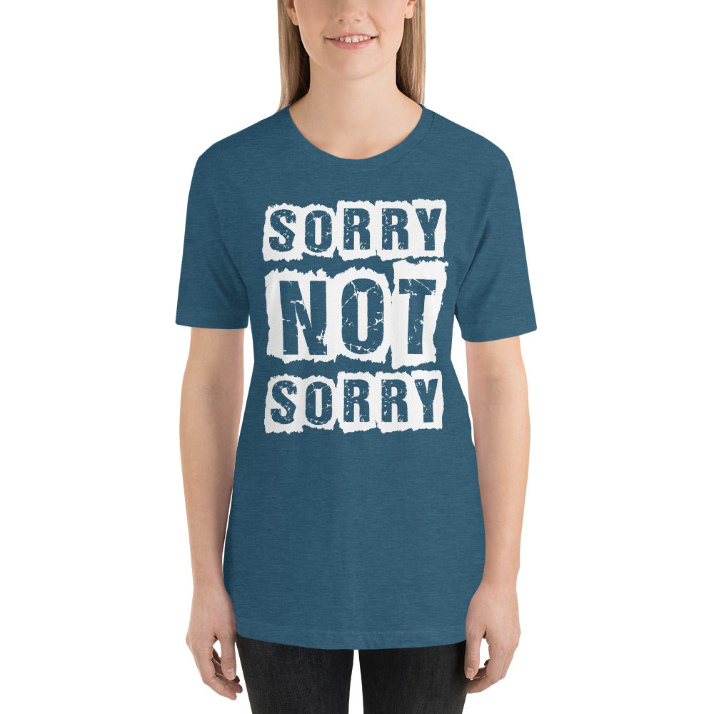 Sorry Not Sorry Short-Sleeve Women T-Shirt