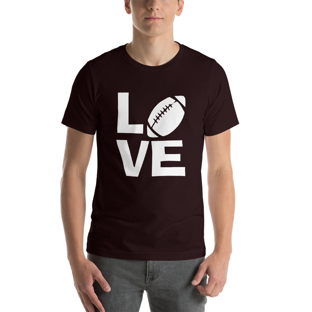 Love Football Short-Sleeve Unisex T-Shirt